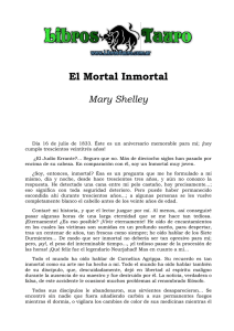 El Mortal Inmortal Mary Shelley
