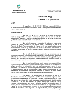 resolucion nº - Gobierno de Santa Fe