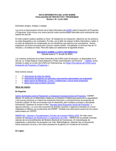 Nota Informativa Marzo 2004 - Comisión Económica para América