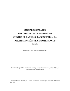 DOCUMENTO MARCO CONFERENCIA SANTIAGO +5