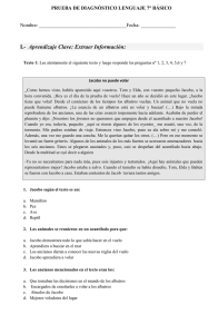 PRUEBA DIAGNÓSTICO LENGUAJE 7° (71 - Clima