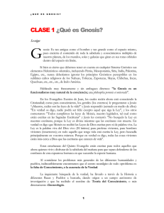 Clase1 - Gnosis TV