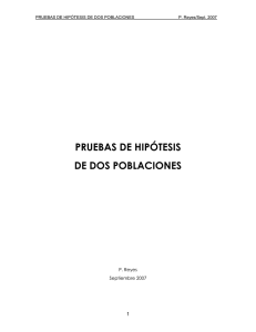 2. Fórmulas para calcular los estadísticos de prueba