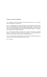 El Senado y la Cámara de Diputados