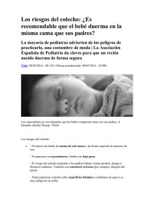 Los riesgos del colecho: ¿Es recomendable que el bebé duerma en