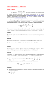 Aplicacion de la derivada 2