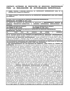 Contrato Prestacion de Servicios