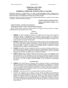 Acción de inconstitucionalidad 33/2011. DOF 30-04-2013