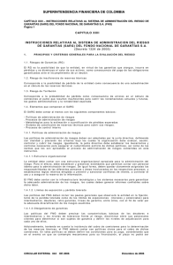 CAPITULO XXII - Superintendencia Financiera de Colombia