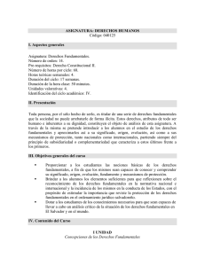 Derechos HUMANOS - Universidad Centroamericana "José Simeón