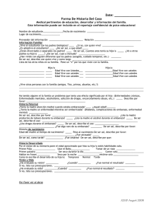 CASE HISTORY FORM