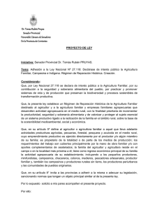 Proyecto de Ley presentado por el Senador Tomás Rubén Pruyas