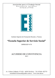 capitulo i “marco general” - Escuela Superior de Servicio Social