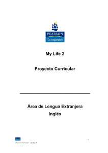 Proyecto Curricular My Life 2