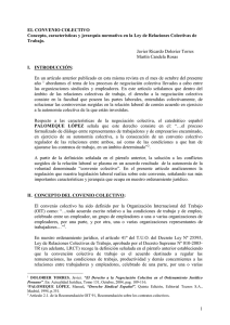 EL CONVENIO COLECTIVO - Estudio de Abogados Galvez y Dolorier