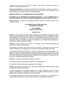 Ley Orgánica del Poder Ejecutivo del Estado de Jalisco