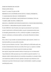 DIARIO DE SESIONES DEL SENADO