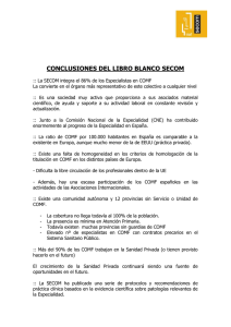 CONCLUSIONES DEL LIBRO BLANCO