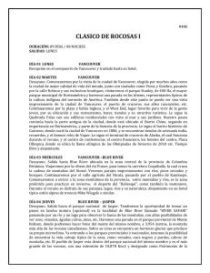 0102 CLASICO DE ROCOSAS I DURACIÓN: 09 DÍAS / 08 NOCHES