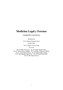 Servicios de Medicina Legal y Forense