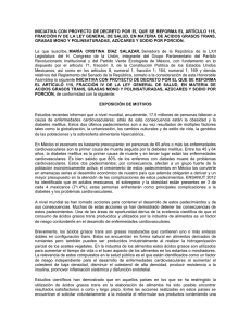 INICIATIVA  CON  PROYECTO  DE DECRETO  POR ... FRACCIÓN IV DE LA LEY GENERAL DE SALUD, EN MATERIA...