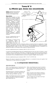 La Misión que Jesús nos encomienda