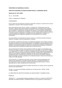 MINISTERIO DE DESARROLLO SOCIAL Resolución Nº 1977/2008