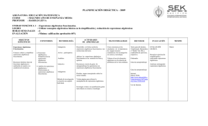 Planificaciones Segundo Medio