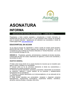 ASONATURA INFORMA JUNIO 2011