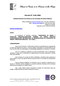 Decreto 2146/06 - Tribunal de Cuentas de la Provincia de La Pampa