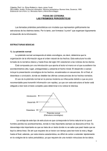 Ficha de Cátedra: Las pirámides periodísticas