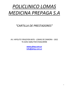 descargar cartilla - policlinico lomas medicina prepaga sa