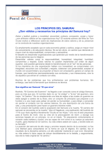 LOS PRINCIPIOS DEL SAMURAI