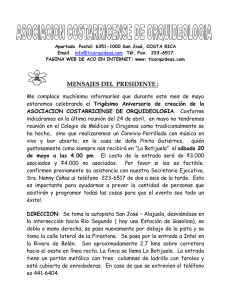 Carta mensual, Mayo 2000 - Asociación Costarricense de