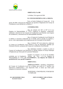 funciones del ccld - Municipalidad de La Molina