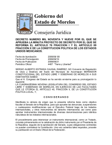 decreto - Morelos