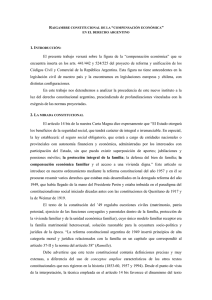 RAIGAMBRE CONSTITUCIONAL DE LA COMPENSACIÓN