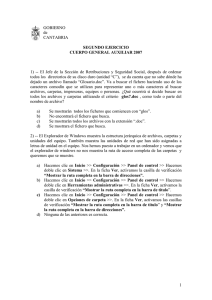 Segundo ejercicio. - Gobierno de Cantabria