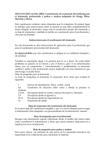 Explicación del proceso de evaluación inicial.