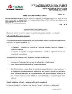 ACTIVO  INTEGRAL ACEITE TERCIARIO DEL GOLFO INSTALACIONES DE EXPLOTACION