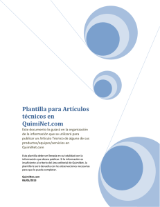 Plantilla materia prima