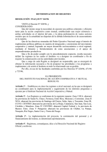 determinacion de regiones - Gobierno de la Provincia de Córdoba