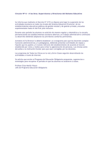 Circular VI - Supervisores y Directivos del Sistema Educativo 01/07
