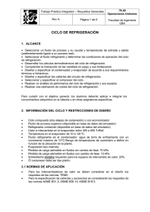 CICLO DE REFRIGERACIÓN 1.  ALCANCE