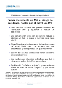 Fumar incrementa un 15% el riesgo de