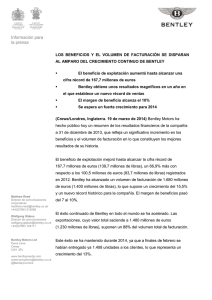 20140312 press release Bentley financial results_ES