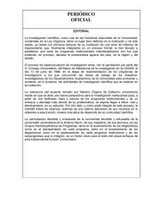 Reglamento de Investigación - Universidad Autónoma Agraria