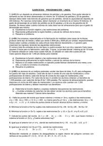 EJERCICIOS-   PROGRAMACIÓN   LINEAL  1. (J-01)