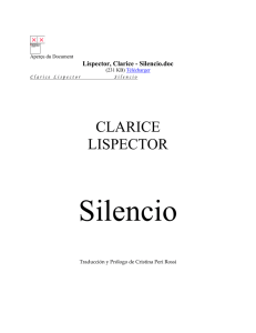 Lispector, Clarice - Silencio - L - telecharger_ebook