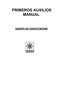 Manual de PRIMEROS AUXILIOS Página 1